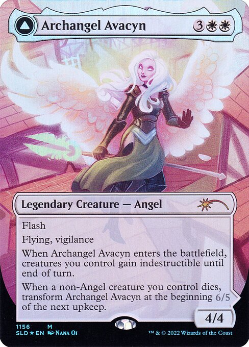 【ボーダレス】【Foil】【EN】Archangel Avacyn // Avacyn, the Purifier [SLD] 白M No.1156