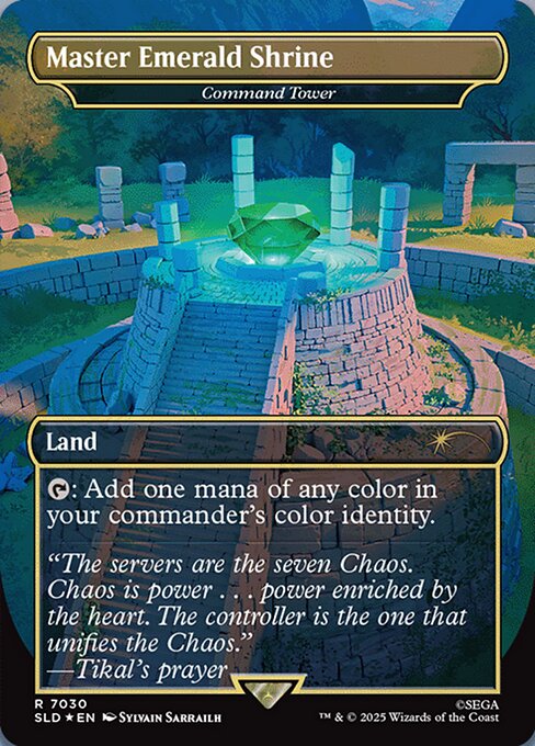【ボーダレス】【Foil】【EN】統率の塔/Command Tower [SLD] 土地R No.7030