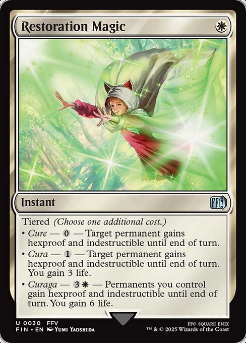 【Foil】【EN】回復魔法/Restoration Magic [FIN] 白U No.30