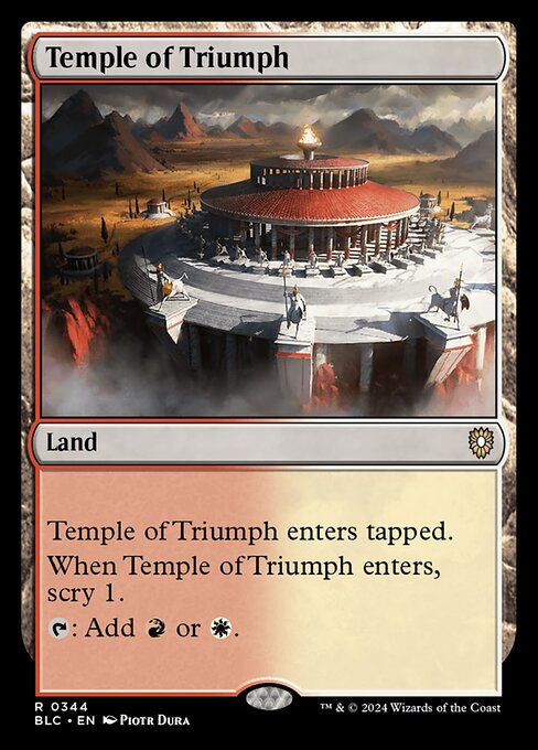 【EN】凱旋の神殿/Temple of Triumph [BLC] 土地R No.344