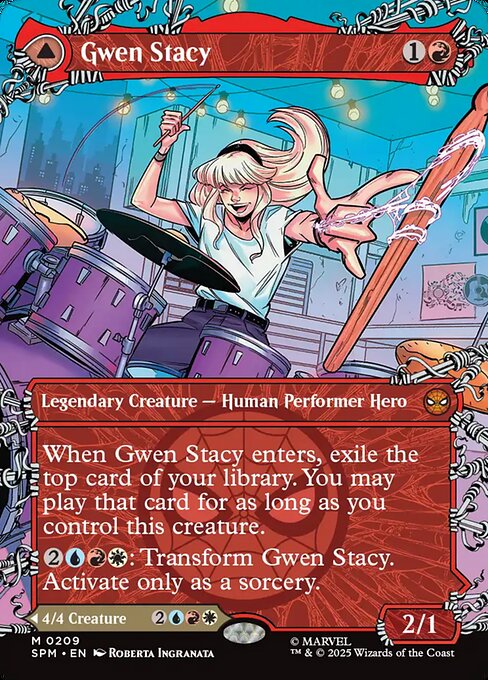 【ボーダレス】【EN】グウェン・ステイシー // ゴースト・スパイダー/Gwen Stacy // Ghost-Spider [SPM] 赤M No.209