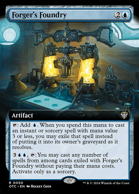 【Foil】【EN】偽造者の鋳造所/Forger's Foundry [OTC] 青R No.50