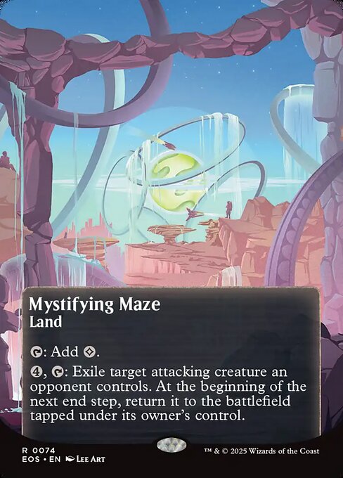 【ボーダレス】【Foil】【EN】惑いの迷路/Mystifying Maze [EOS] 土地R No.74
