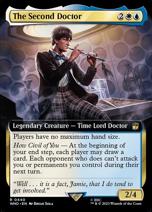 【拡張アート】【Foil】【EN】２代目ドクター/The Second Doctor [WHO] 金R No.440