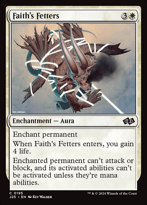 【EN】信仰の足枷/Faith's Fetters [J25] 白C No.195