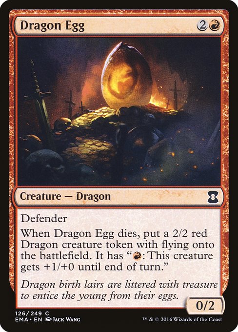 【EN】ドラゴンの卵/Dragon Egg [EMA] 赤C No.126