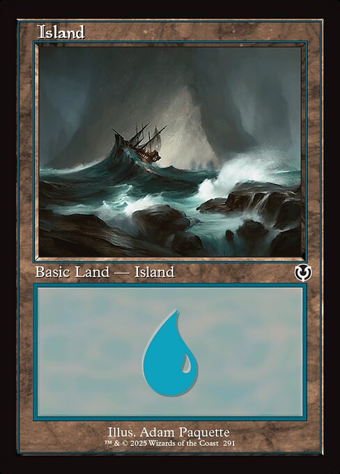 【Foil】【EN】島/Island [INR] 土地C No.291