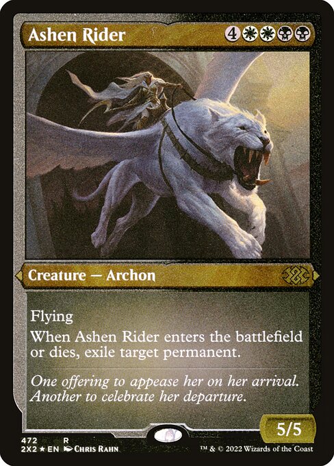【エッチングFoil】【EN】灰燼の乗り手/Ashen Rider [2X2] 金R No.472