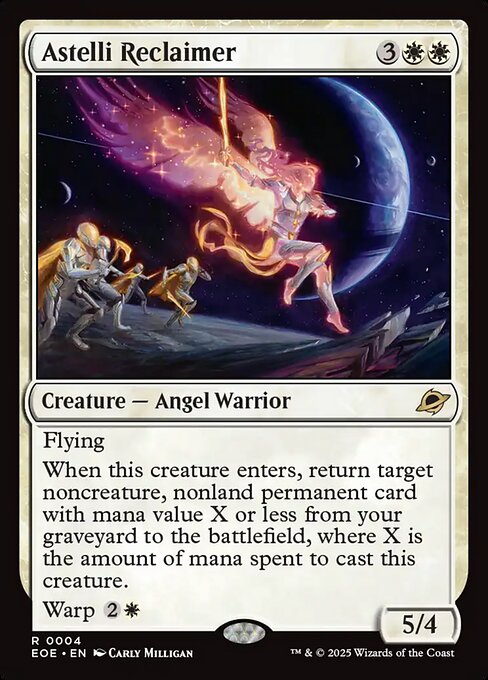 【Foil】【EN】アステッリの回収者/Astelli Reclaimer [EOE] 白R No.4