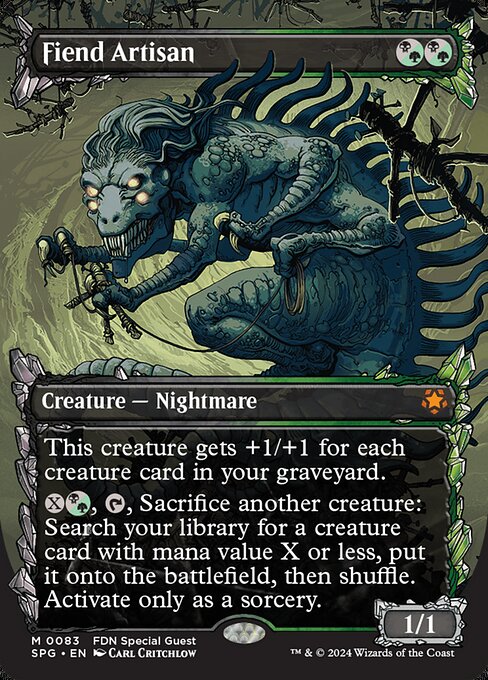 【ショーケース】【Foil】【EN】悪魔の職工/Fiend Artisan [SPG] 金M No.83