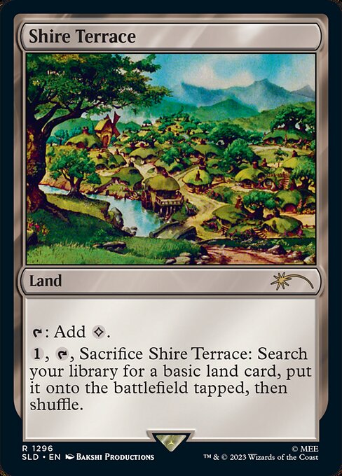 【Foil】【EN】ホビット庄の段々畑/Shire Terrace [SLD] 無R No.1296