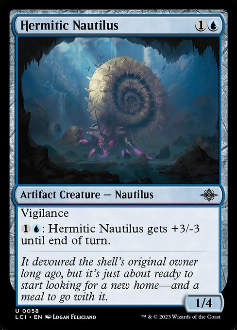【EN】隠遁のオウムガイ/Hermitic Nautilus [LCI] 青U No.58