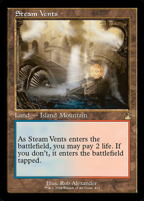 【旧枠】【EN】蒸気孔/Steam Vents [RVR] 無R No.412