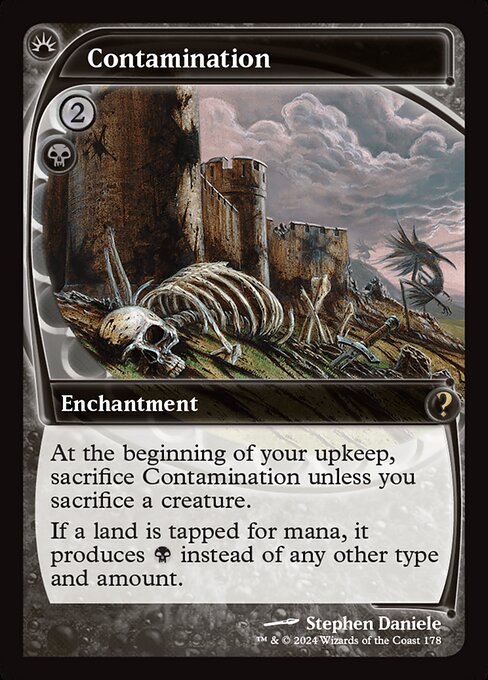 【Foil】【EN】汚染/Contamination [MB2] 黒R No.178