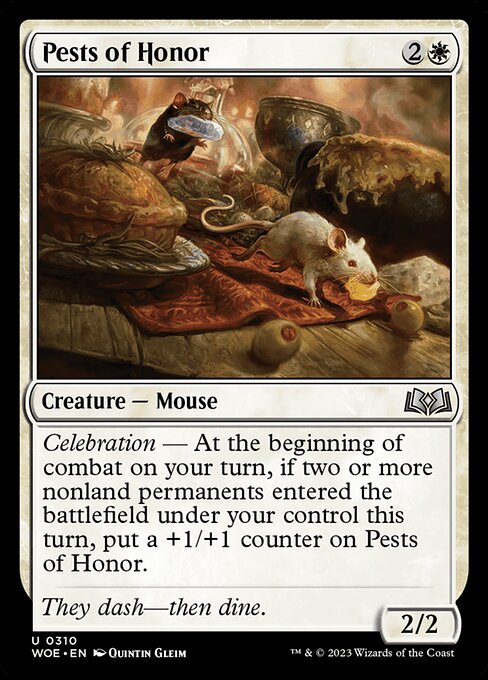 【EN】名誉の害獣/Pests of Honor [WOE] 白U No.310