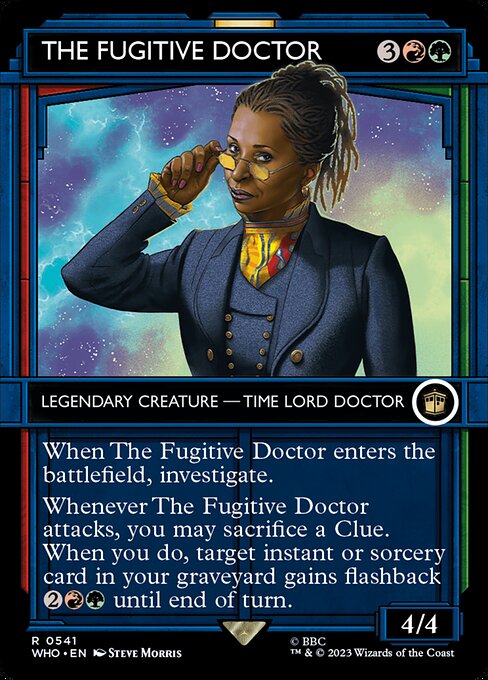 【ショーケース】【Foil】【EN】逃亡ドクター/The Fugitive Doctor [WHO] 金R No.541