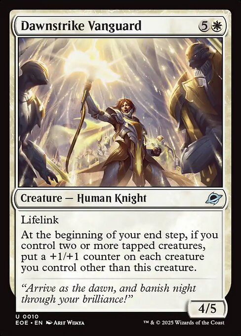 【Foil】【EN】ドーンストライクの先兵/Dawnstrike Vanguard [EOE] 白U No.10