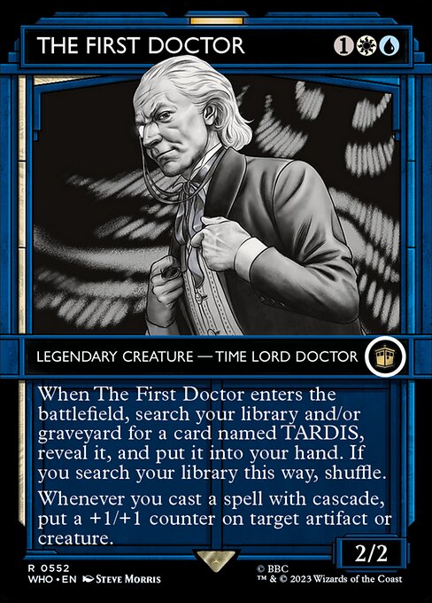 【ショーケース】【Foil】【EN】初代ドクター/The First Doctor [WHO] 金R No.552