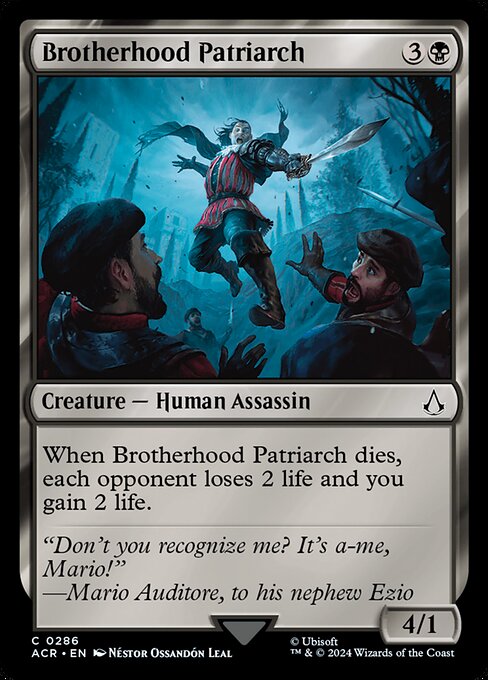 【EN】Brotherhood Patriarch [ACR] 黒C No.286