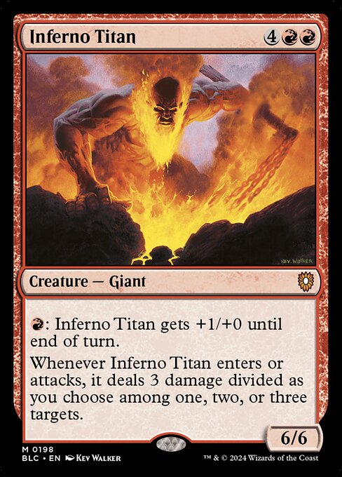 【EN】業火のタイタン/Inferno Titan [BLC] 赤R No.198