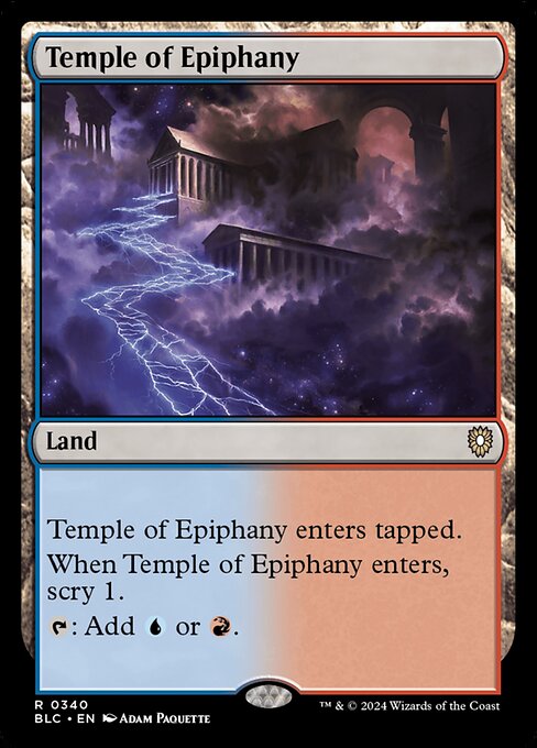 【EN】天啓の神殿/Temple of Epiphany [BLC] 土地R No.340