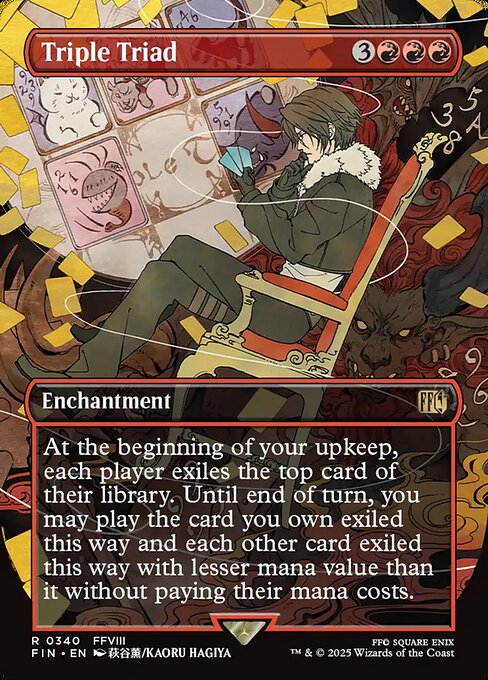 【ボーダレス】【Foil】【EN】トリプルトライアド/Triple Triad [FIN] 赤R No.340