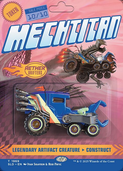 【ボーダレス】【Foil】【EN】メカ巨神 // メカ巨神/Mechtitan // Mechtitan [SLD] 金C No.1969