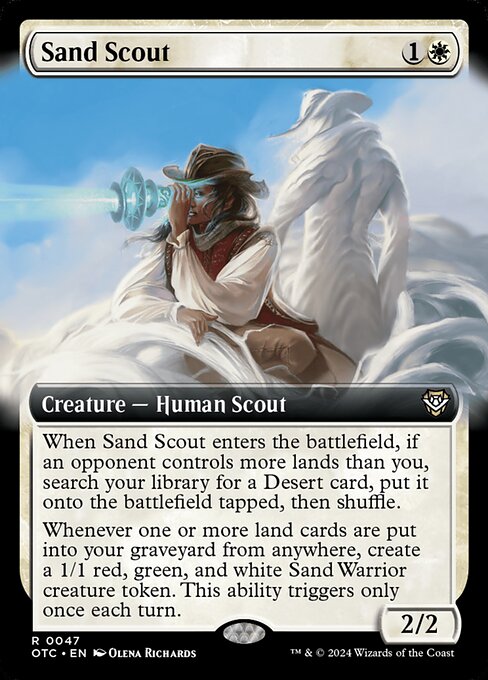 【Foil】【EN】砂の斥候/Sand Scout [OTC] 白R No.47
