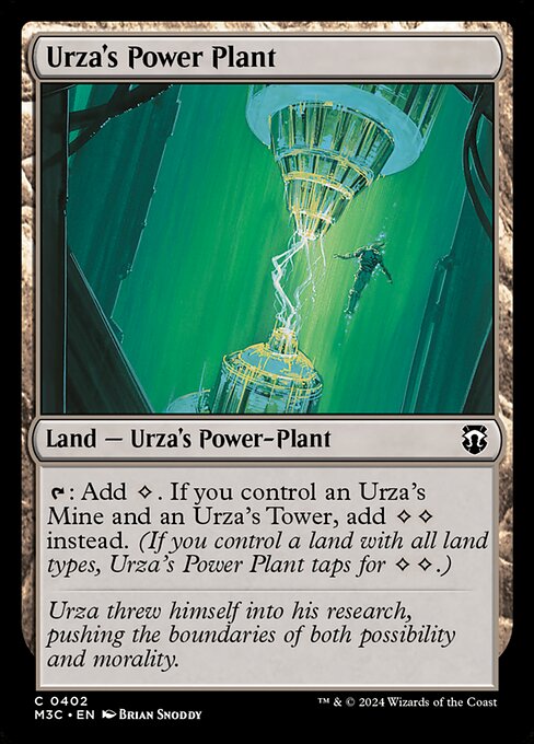【リップルFoil】【EN】ウルザの魔力炉/Urza's Power Plant [M3C] 無C No.402