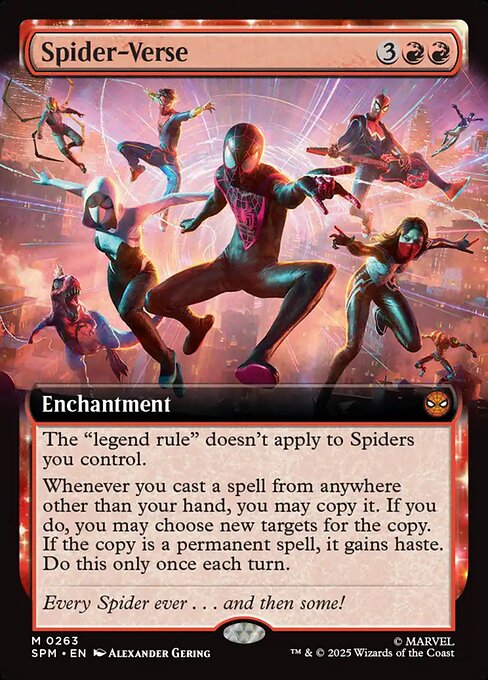 【拡張アート】【Foil】【EN】スパイダー・バース/Spider-Verse [SPM] 赤M No.263