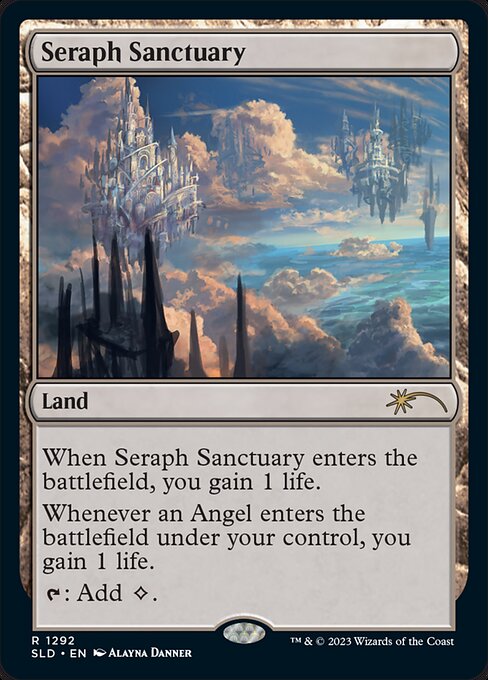 【Foil】【EN】熾天使の聖域/Seraph Sanctuary [SLD] 無R No.1292
