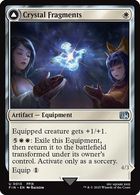 【Foil】【EN】封印の宝珠 // 召喚：アレクサンダー/Crystal Fragments // Summon: Alexander [FIN] 白U No.13