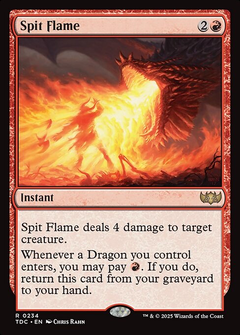 【EN】吐炎/Spit Flame [TDC] 赤R No.234
