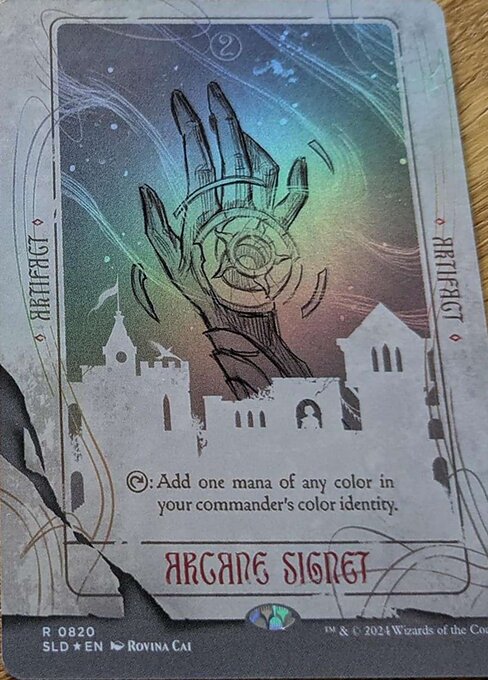 【Foil】【EN】秘儀の印鑑/Arcane Signet [SLD] 茶R No.820
