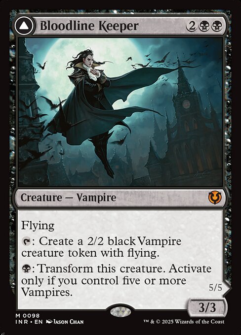 【Foil】【EN】Bloodline Keeper // Lord of Lineage [INR] 黒M No.98