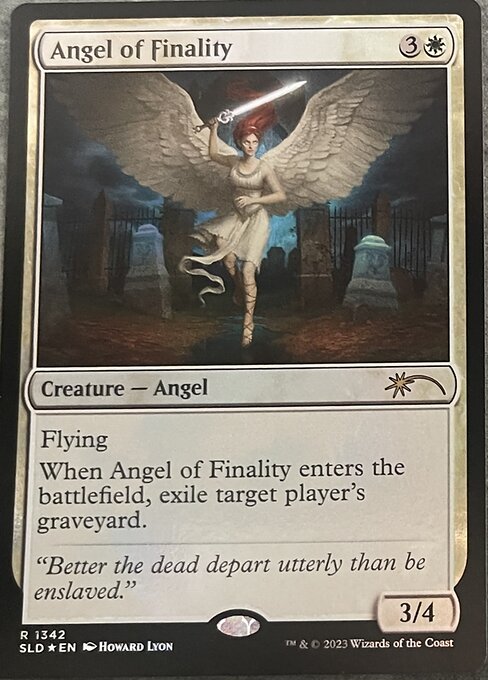【Foil】【EN】決断の天使/Angel of Finality [SLD] 白R No.1342
