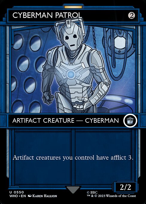 【ショーケース】【EN】サイバーマンの巡回兵/Cyberman Patrol [WHO] 茶U No.550