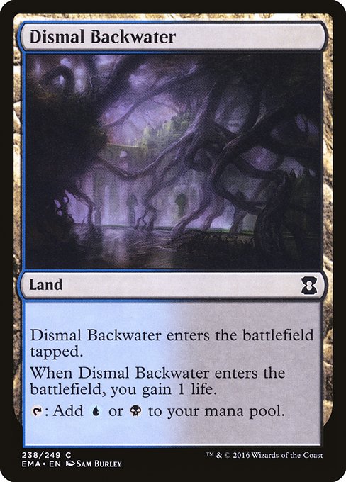 【Foil】【EN】陰鬱な僻地/Dismal Backwater [EMA] 無C No.238