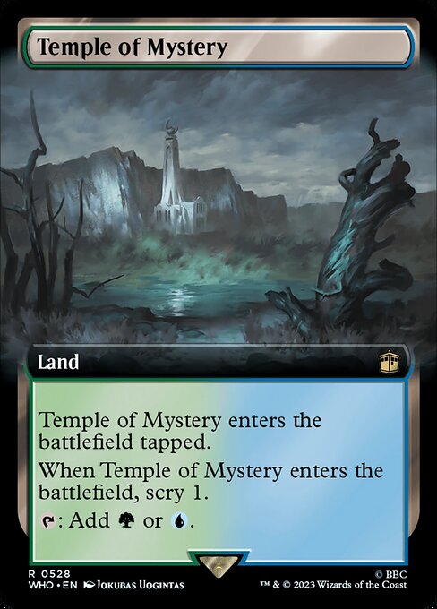 【拡張アート】【Foil】【EN】神秘の神殿/Temple of Mystery [WHO] 無R No.528
