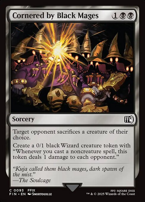 【EN】黒魔道士の襲撃/Cornered by Black Mages [FIN] 黒C No.93