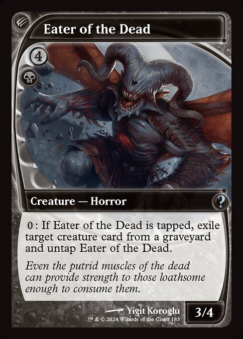 【Foil】【EN】Eater of the Dead [MB2] 黒U No.183