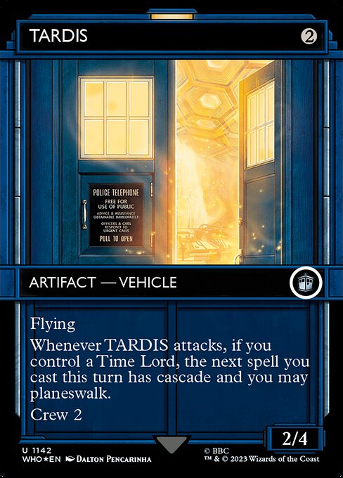 【サージFoil】【ショーケース】【Foil】【EN】ターディス/TARDIS [WHO] 茶U No.1142