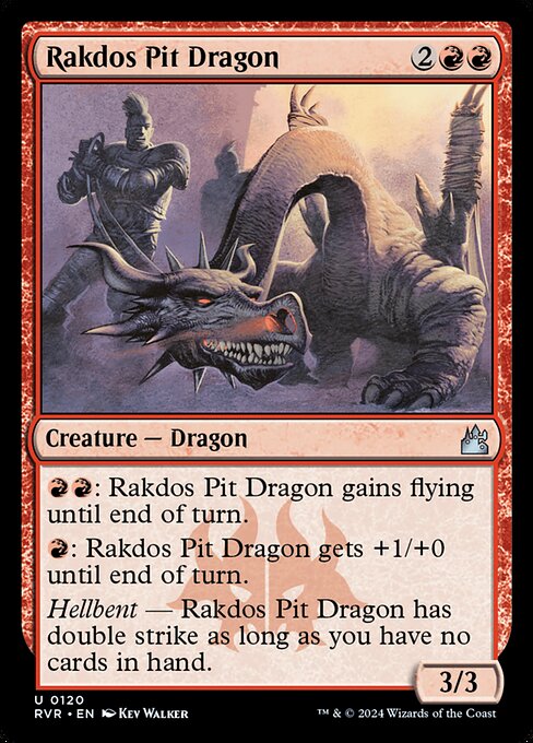 【EN】ラクドスの地獄ドラゴン/Rakdos Pit Dragon [RVR] 赤U No.120
