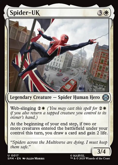 【EN】スパイダーUK/Spider-UK [SPM] 白U No.17