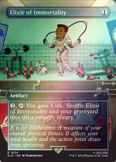 【ボーダレス】【Foil】【EN】不死の霊薬/Elixir of Immortality [SLD] 茶R No.1634★