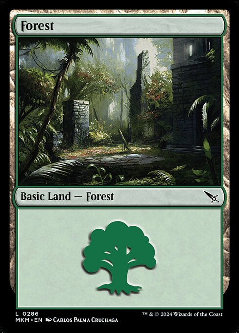 【Foil】【EN】Forest [MKM] 無C No.286