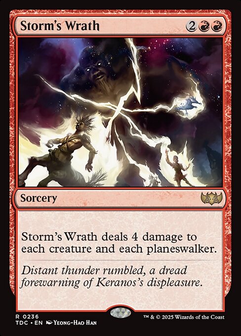 【EN】嵐の怒り/Storm's Wrath [TDC] 赤R No.236