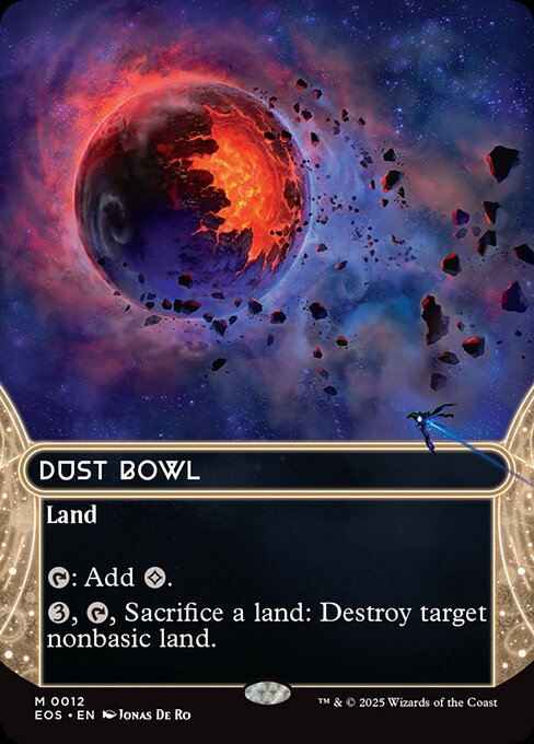 【ボーダレス】【Foil】【EN】黄塵地帯/Dust Bowl [EOS] 土地M No.12