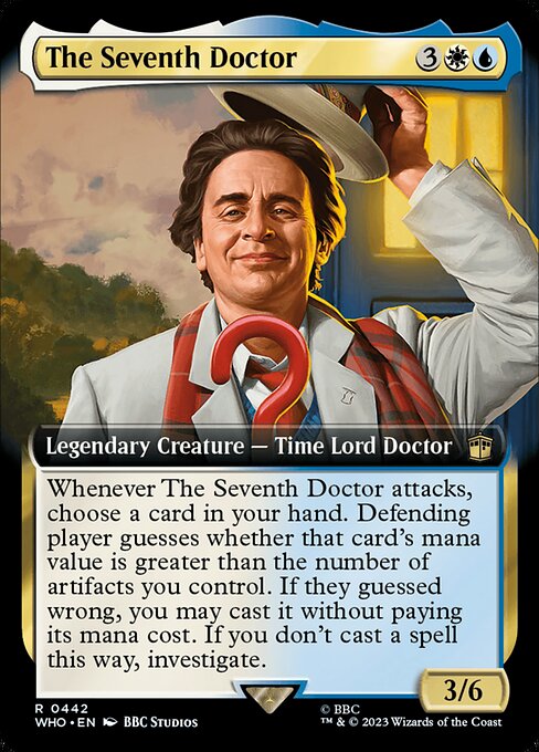 【拡張アート】【Foil】【EN】７代目ドクター/The Seventh Doctor [WHO] 金R No.442