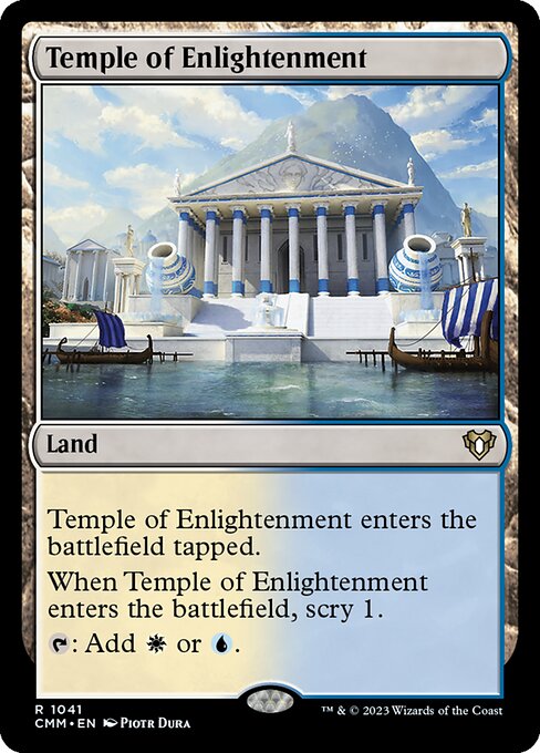 【Foil】【EN】啓蒙の神殿/Temple of Enlightenment [CMM] 無R No.1041